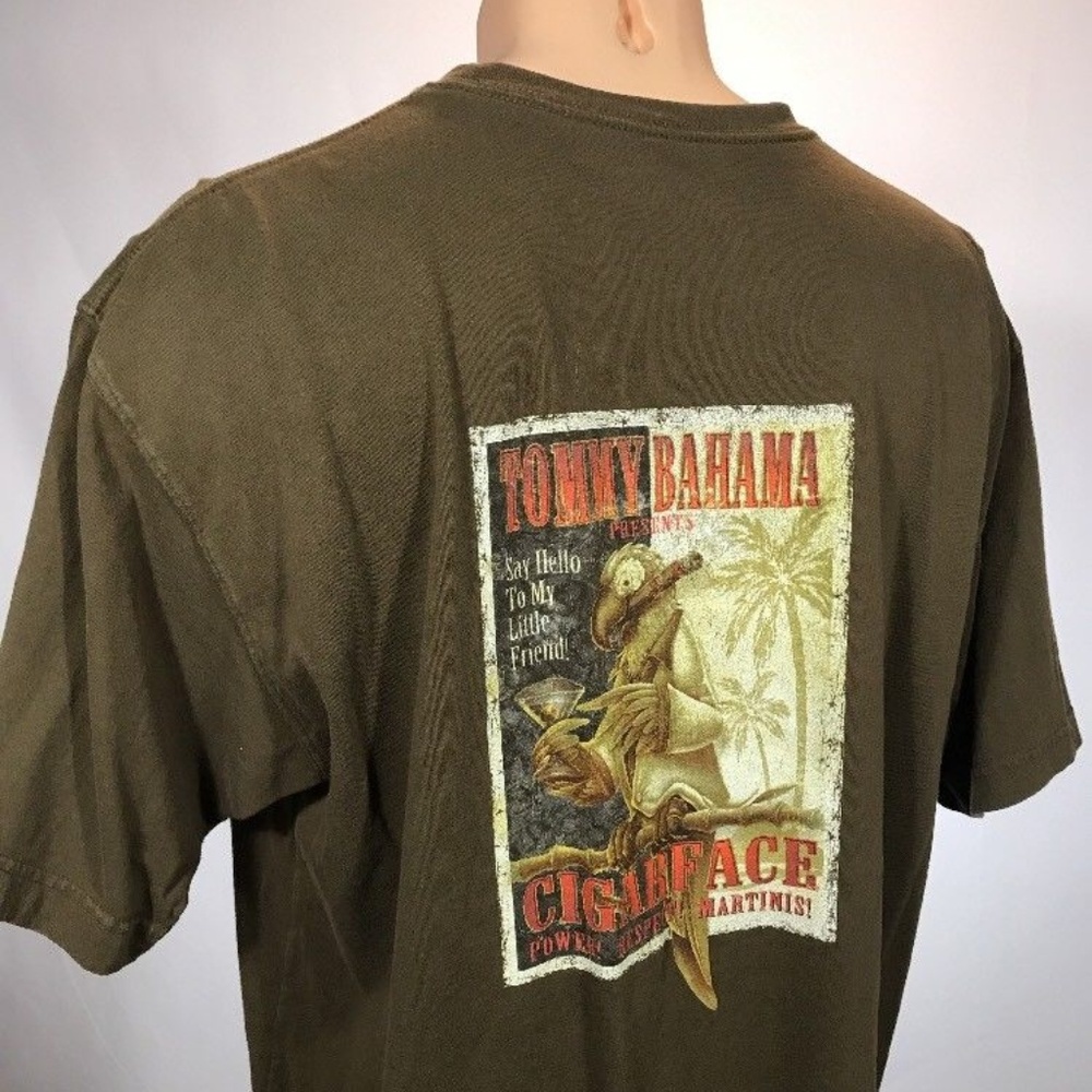 Tommy Bahama XL Tee Shirt Mens Cigarface Size XL